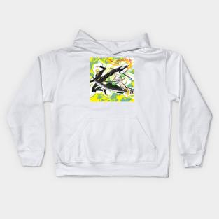 pirates the chef and the swordsman ecopop anime art Kids Hoodie